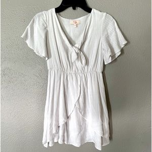 GB girls white dress